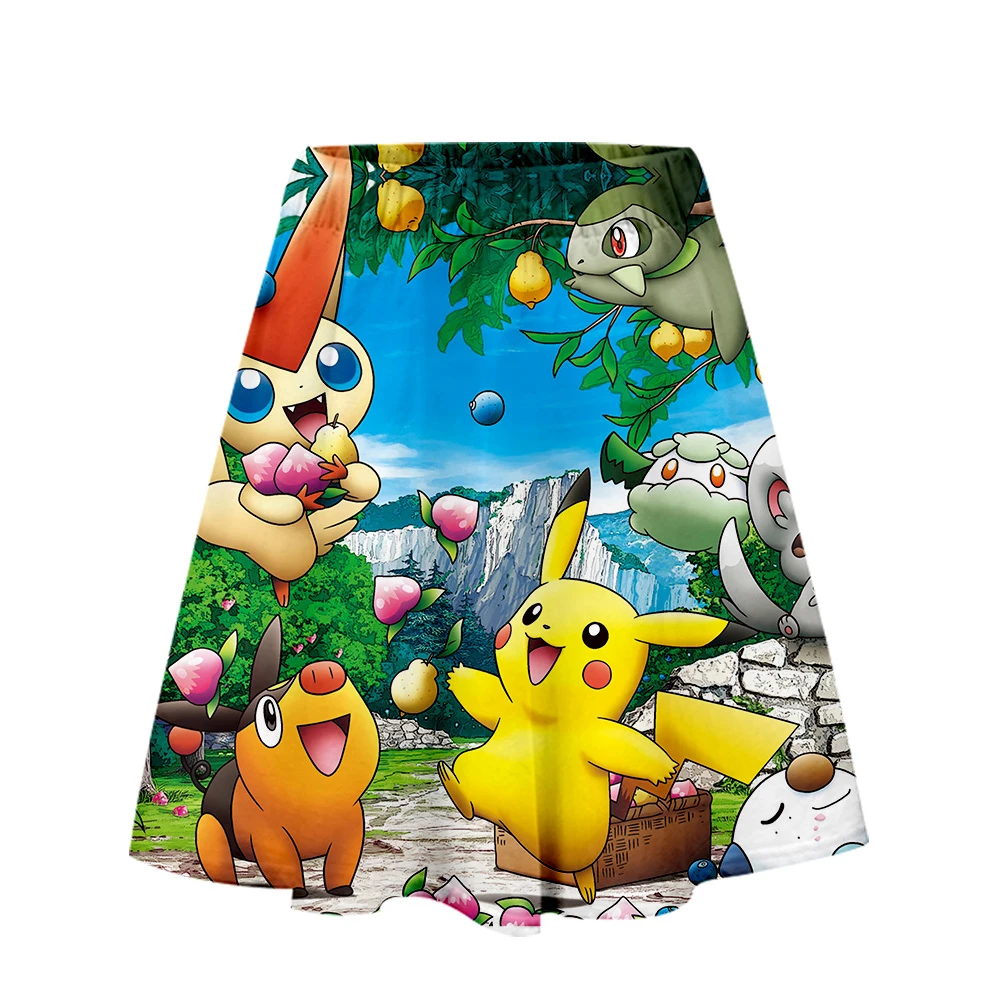 Pokemon юбка Harajuku Повседневная стиль Harajuku поп юбки новые сексуальные Kpops Женские повседневные горячие продажи модные юбки