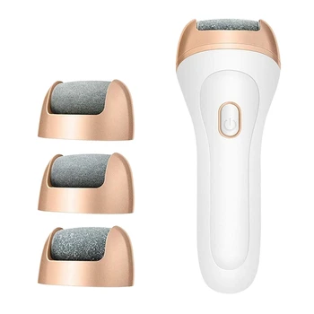 

Electric Foot Callus Remover Rechargeable Electronic Foot File Removes Dry Cracked Skin Calluses Care Pedicure Tool