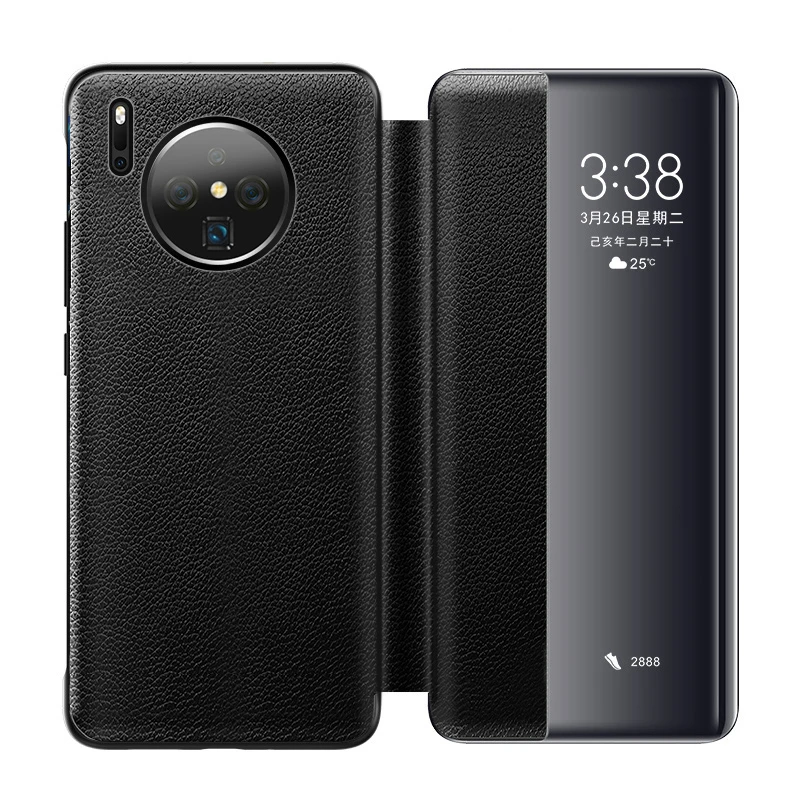 Оригинальный умный флип-чехол XOOMZ из натуральной кожи для Huawei Mate 20/ Pro винтажные