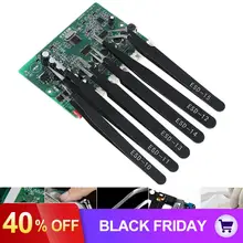 6 шт./компл. Нержавеющая сталь электронные пинцет 1,5 мм Анти-статический Fix набор инструментов для ремонта ювелирных изделий Ремесла электронный набор пинцетов