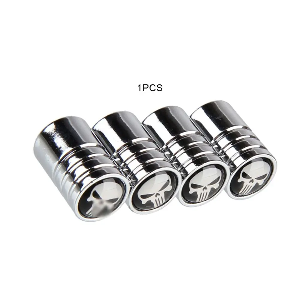 1PC Automotive Universal Conversion Accessories Metal Long-toothed Gimmick Style Valve Cap Tire Valve Cap
