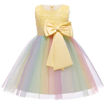 

High Quality Dress For Girls Kids Clothing Flower Girls'Clothes Baby Hollow out Dress Children Birthday Party Prom Dresses