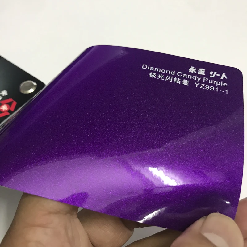 Purple Diamond Glitter Vinyl Wrap Sticker