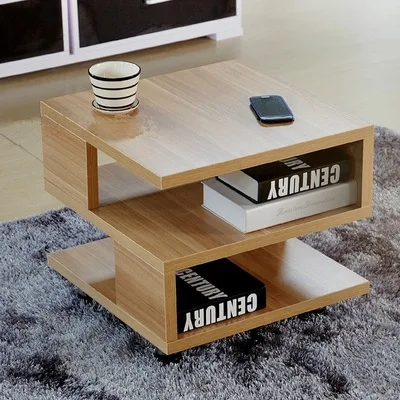 

Hot selling coffee table direct sale simple modern living room creative short square table home side cabinet