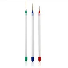 Специальное предложение,, 3 чехла, ультра-тонкая проволока, цветная линия рисования, карандаш для маникюра маникюрные принадлежности
