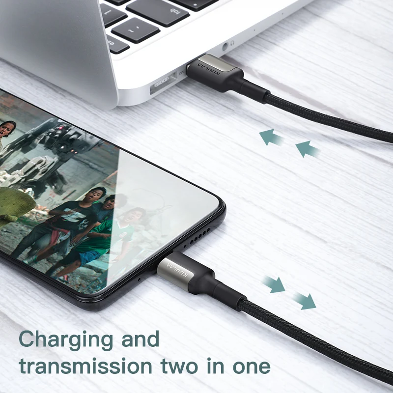 KUULAA 5A usb type C кабель для huawei mate 20 Pro P20 Lite Supercharge USB C кабель для быстрой зарядки type-C кабель для huawei P30 Pro