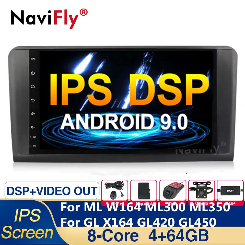 9 &quot8 ядерный Android 0 автомобиль радио gps навигации для Mercedes Benz ML W164 W300 ML350 ML450 ML500 GL X164