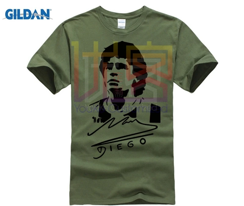 Футболка diego maradona football legends, Оригинальная футболка премиум-класса на заказ