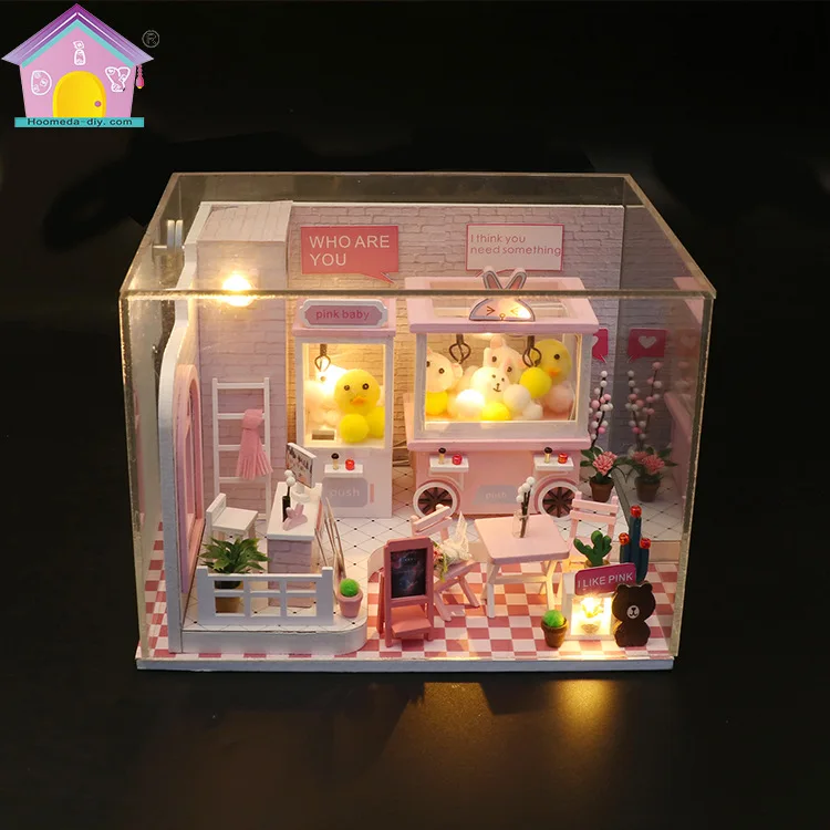 

Creative Birthday Gift Model Assembled DIY Hut Toy Educational Handmade Material Hoomeda-diy