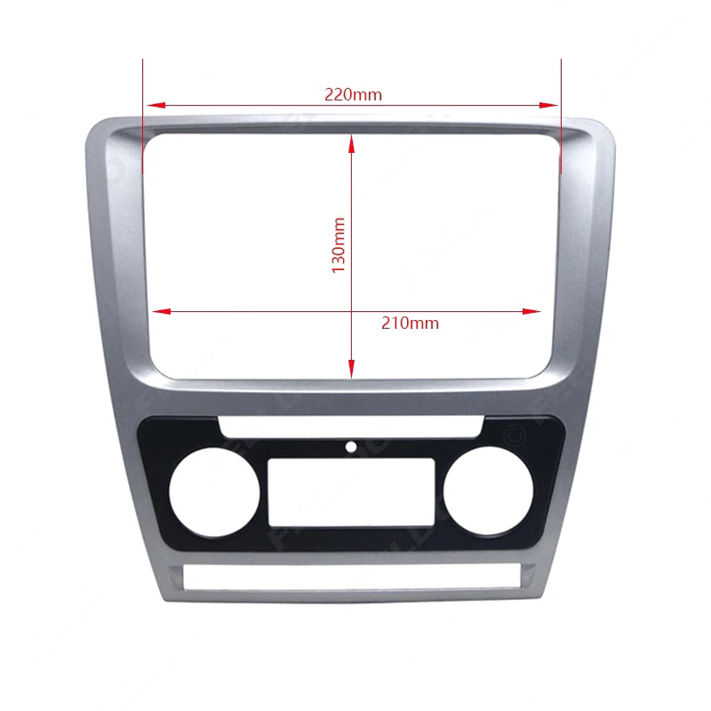 for Skoda Octavia (2013 Yi Jie version) car audio 2DIN modified panel audio frame 3