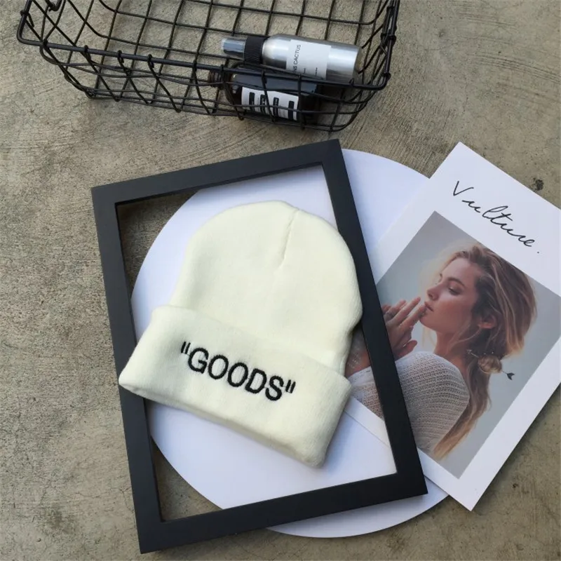 Beanies шапка товары письмо вышивка бег Лыжный спорт теплая зимняя шапка трикотажная шапка хип хоп Мужская Женская облегающая шапка черный