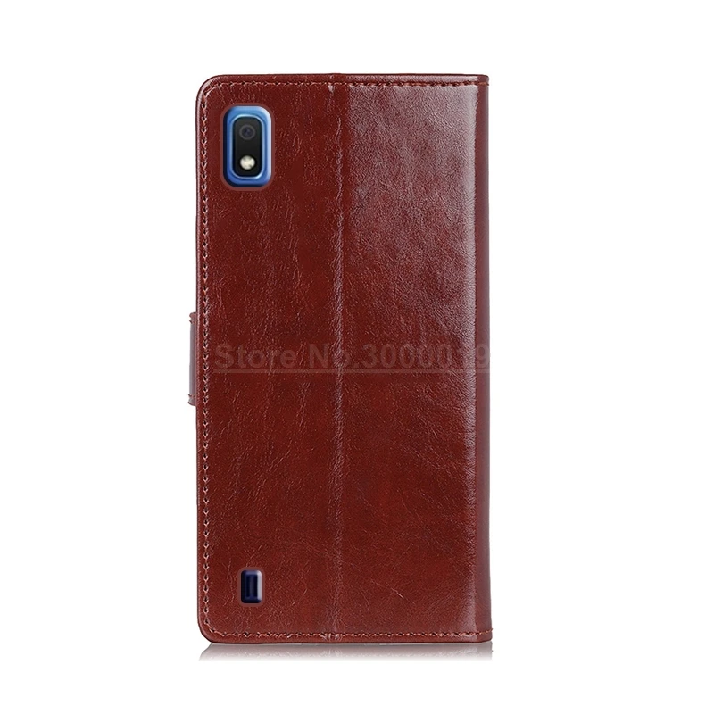 For Samsung A10 Case on Samsung A10 SM-A105FD Case Flip 6.2 Leather Wallet Book Flip for Galaxy A 10 A105 Cover