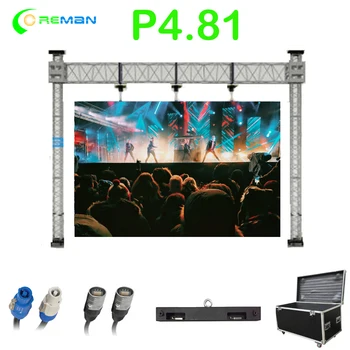 

p4.81 led screen display indoor smd 3in1 full color nationstar kinglight led lamp module Rental Stage Led Display p3.91