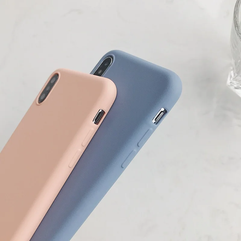 Lavender Ash Nude Pink Matte Soft Silicone Phone Case for iPhone 11, 11 Pro Max, XR, XS, X, 8, 7, 6 Plus - TPU Back Cover image 5
