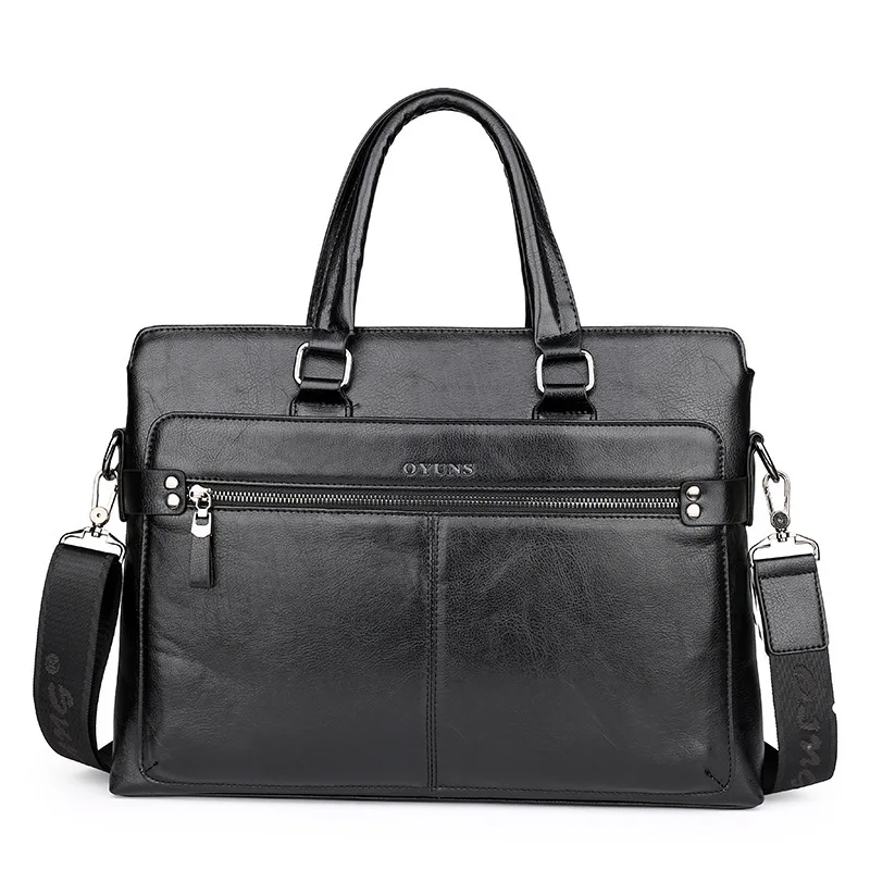 

Man's Briefcase Business Bag, Single Shoulder Slant Bag, Leisure Computer Backpack, Super Fiber Bag briefcase Messenger bags