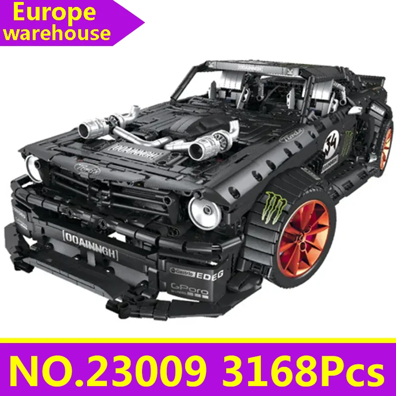 

Lepining 23009 Ford Mustang Hoonicorn V2 Building Blocks Set Legoinglys Technic Car Toys For Children Gift Bricks Lepinblocks