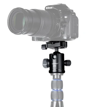 

Manbily KF-0 Camera Tripod Ball Head Aluminum Ballhead Panoramic Head Sliding Rail Head W 2 Built-in Spirit Levels DSLR KF0