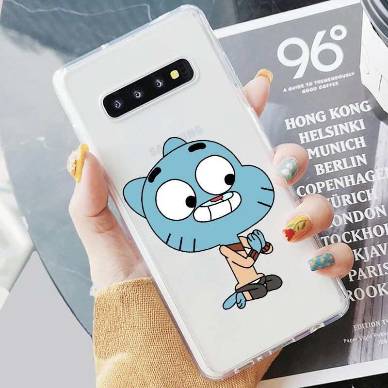 Аниме ТВ удивительный мир gumbills мягкий прозрачный ТПУ чехол для телефона samsung S6 S7