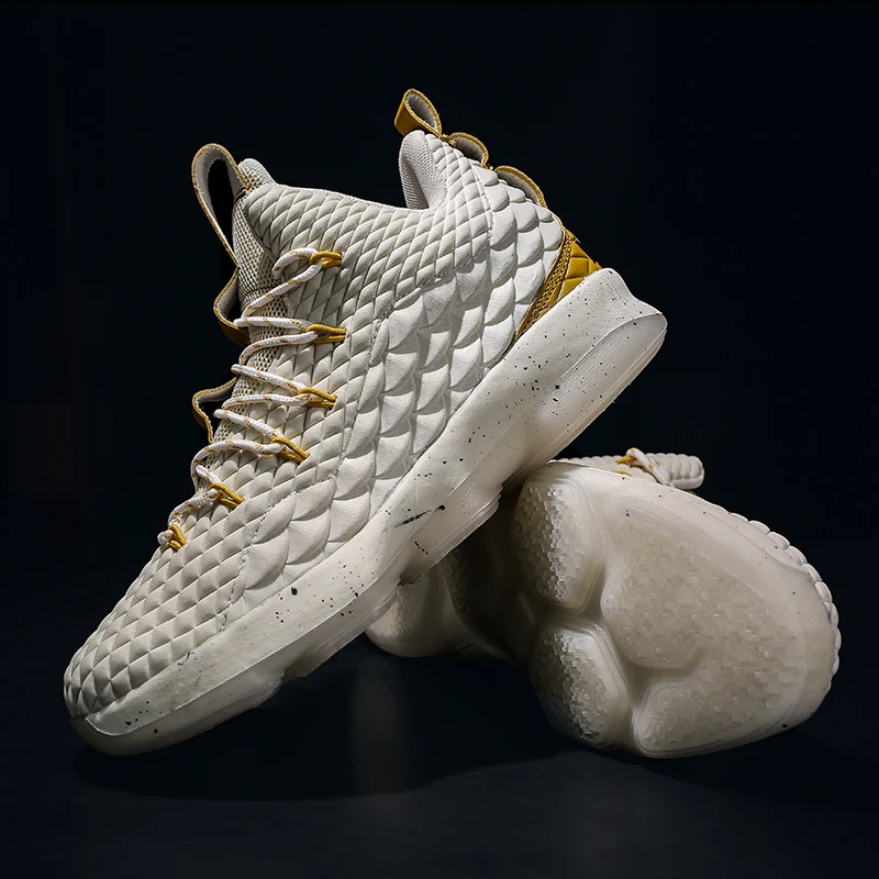 

Breathable high-top basketball shoes, non-slip shock-absorbing basketball shoes, handsome and dirty basketball shoes