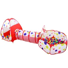 Волна в горошек; комплект из 3 предметов, верхняя нарядная одежда для мальчиков палатка «Три в одном», туннель игровой домик-круглая палатка источник