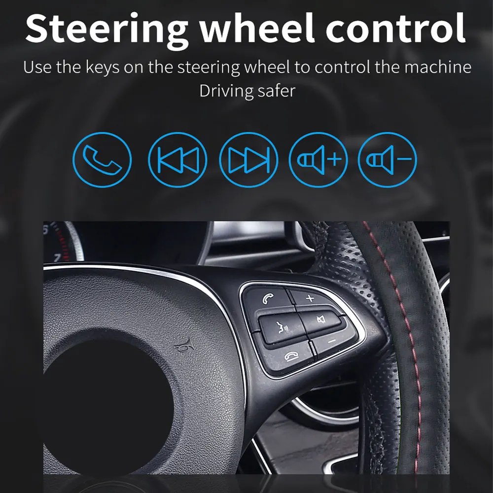 Car MP5 7" FM/USB/AUX Bluetooth 2DIN Auto MP5 Player for Android/Apple Two-Way Internet Rear View