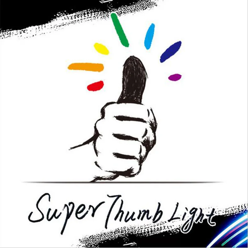 Super Thumb Light Magic Tricks Professional Light-Pair Set (Four Color) Magic Props Stage Magic Tricks Gimmick Illusions