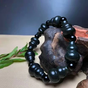 

Natural boutique Hetian jade sapphire gourd Bracelet