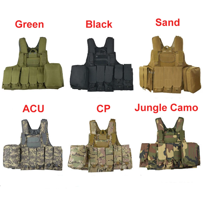 Military Tactical Molle Vest CIRAS Airsoft Combat Vest Releasable Armor Plate Carrier Strike Paintball Hunting MagPouch Rig Vest