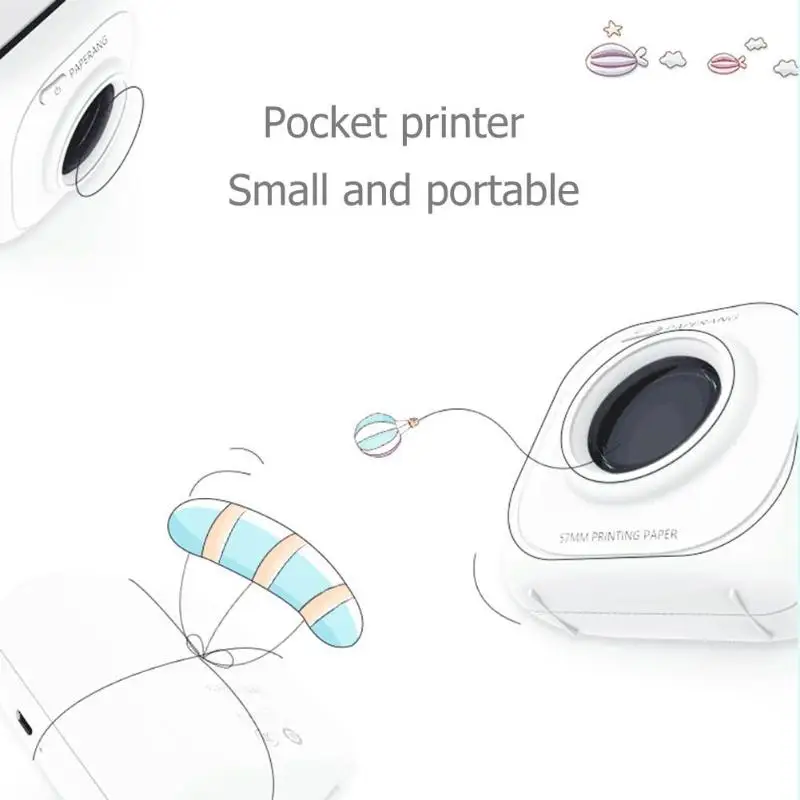 PAPERANG P1 Mini Bluetooth 4,0 тепловой фото телефон карманный принтер