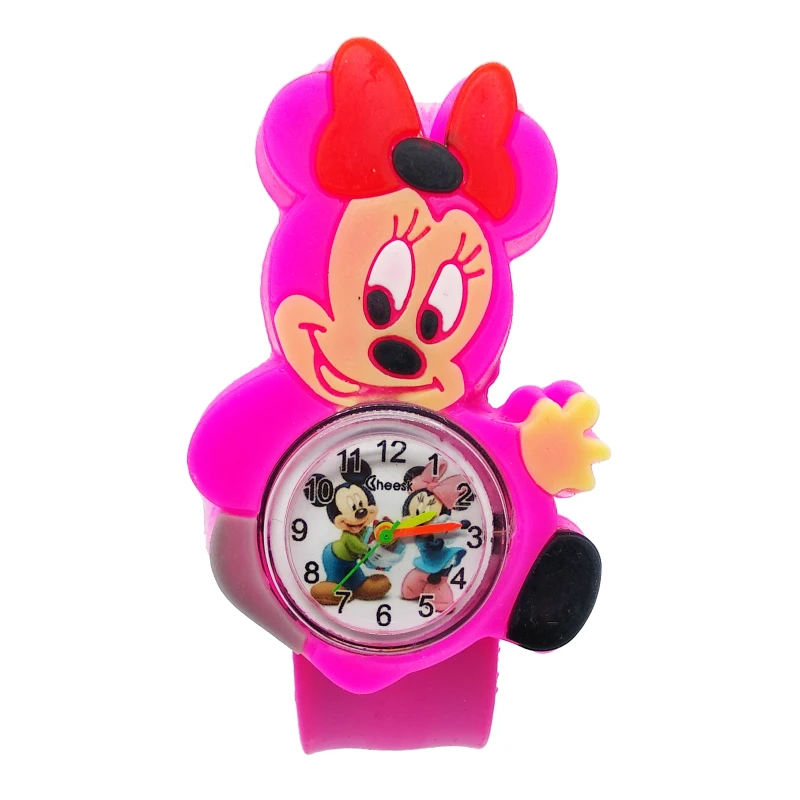 Baby Toys Gift Children Watch cartoon Spiderman clock kids Altman watches electronic toddler boy girl 1-6 years old child watch - Цвет: 14