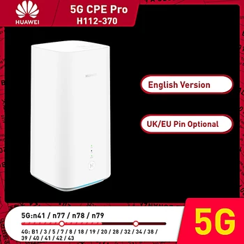 

English Version 5G WiFi Router Wireless Router with SIM Card Slot Huawei 5G CPE Pro H112-370