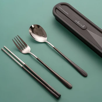 

Stainless Steel Cutlery Western Dinner Set Portable Cutlery Set Porta Posate Natale Portable Cutlery Set Eco-Friendly KK60CJ