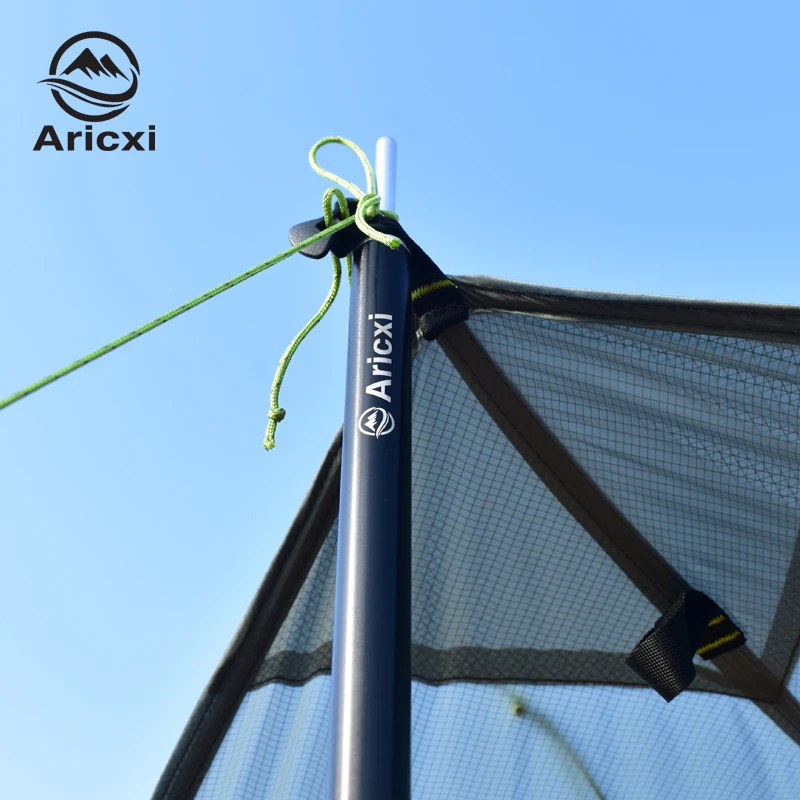 Aricxi 2 pack Outdoor Ultralight 7075 Aluminium Alloy Sun Shelter Support Rod Pole tarp poles tent poles