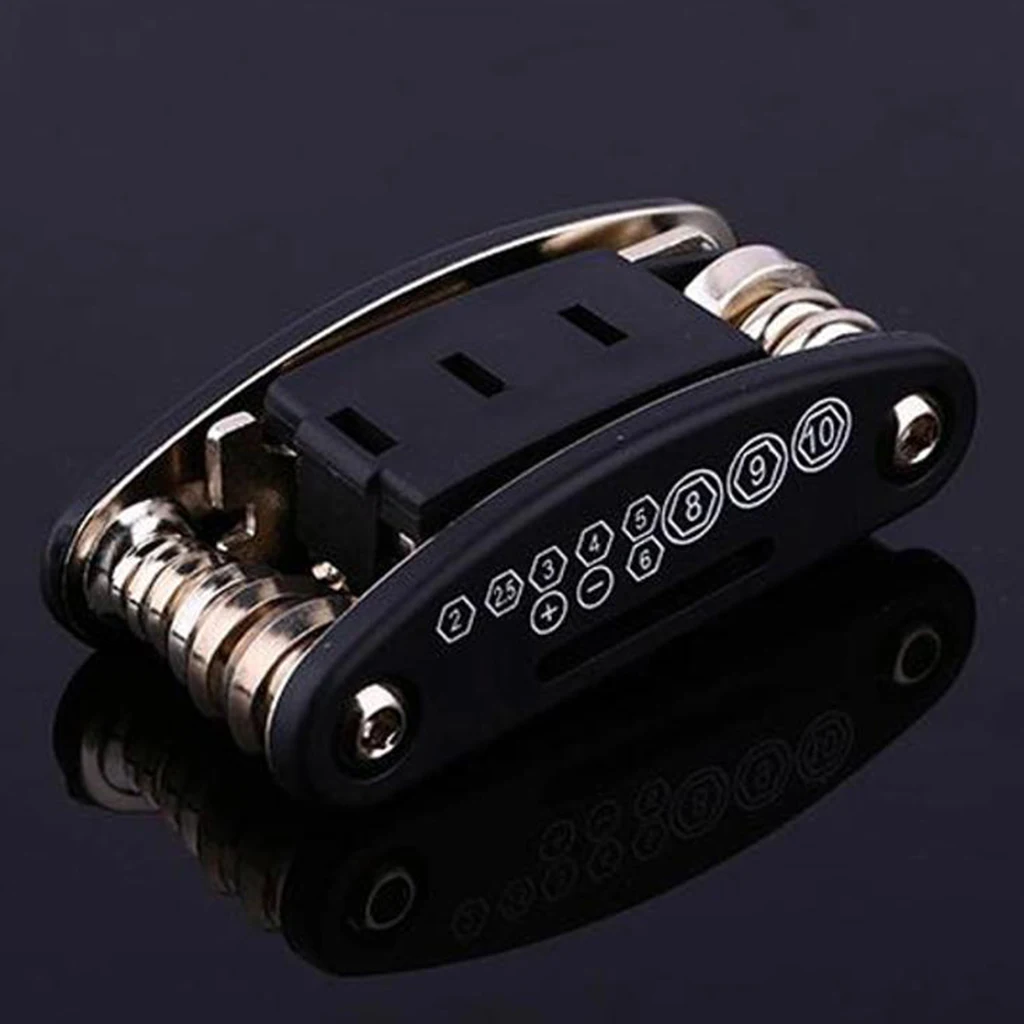 16 In1 Bike Bycicle Cycling Mini Fold Repair Tool Kit Multi-Function Hex Wrench Nut Tire Repair Hex Allen Key Screwdriver Socket 16 In1 Bike Bycicle Cycling Mini Fold Repair Tool Kit Multi-Function Hex Wrench Nut Tire Repair Hex Allen Key Screwdriver Socket