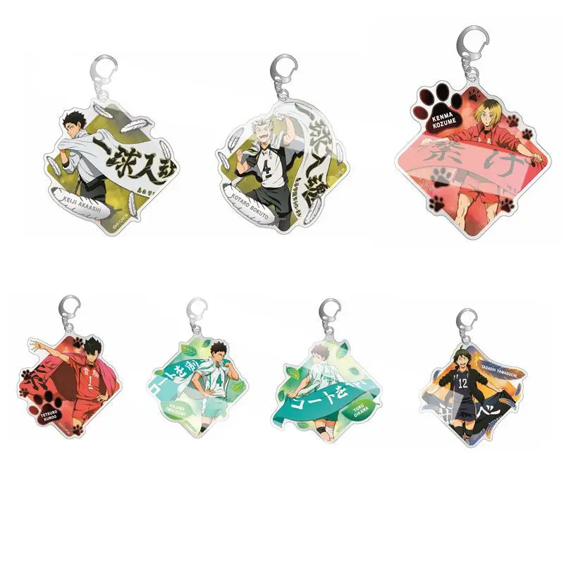 Haikyuu Hinata Shouyou Kageyama Tobio Sugawara акриловая фигурка брелок украшение Коллекционная