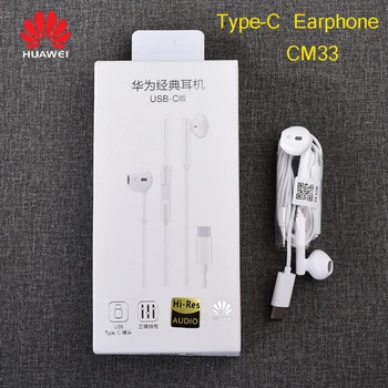

Original Huawei Honor Note 10 Type C Earphone usb-c In ear Headset With Mic CM33 For Huawei P20 P30 Pro Mate 10 20 pro Mate RS