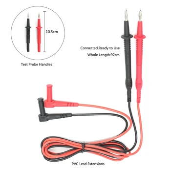 

8pc Multifunction Probe Test Lead Cable Clip Needle Set Multimeter Accessory Kit