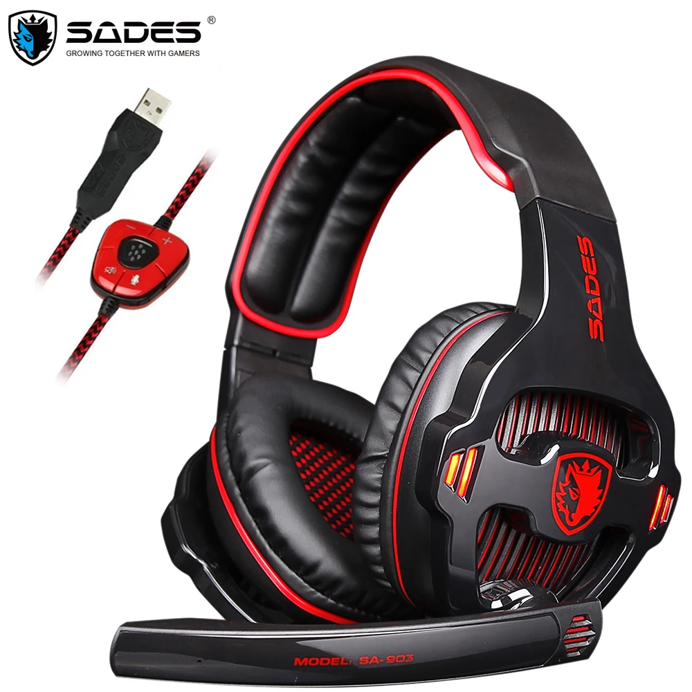 Sades Sa 903 High Performance 7 1 Usb Computer Headphones Subwoofer Game Headphones With Microphone Headphones Music Headphones Headphone Headset Aliexpress Sades Sa 903 High Performance 7 1 Usb Computer Headphones Subwoofer Game Headphones With Microphone Headphones Music Headphones Headphone Headset Aliexpress