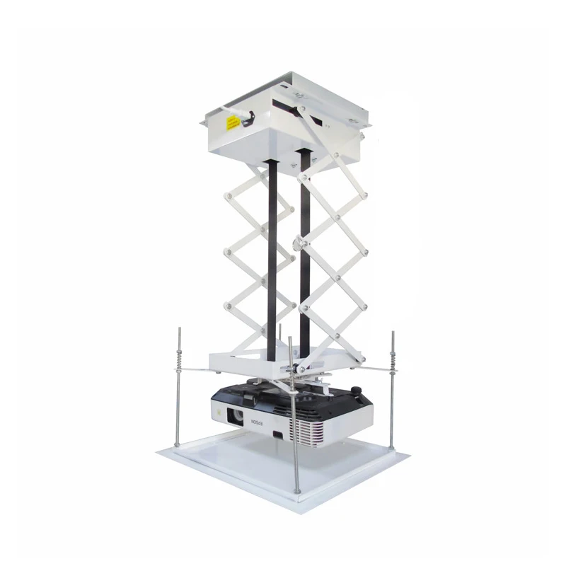 

1M Electric Projector Bracket Holder stand Ceiling Hidden Mount Motorized Projector Lift Hanger With wireless Remote Control