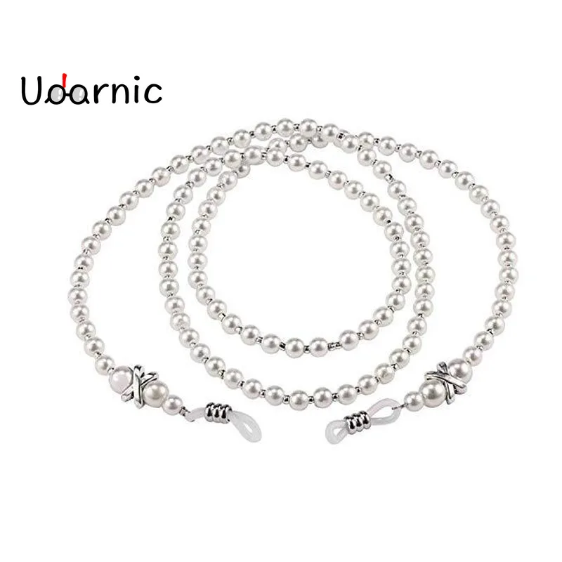 

Handmade Pearl Bead Anti-shedding Glasses Neck Hanging Rope Pearl Glasses Anti-skid Chain for Women 242-015