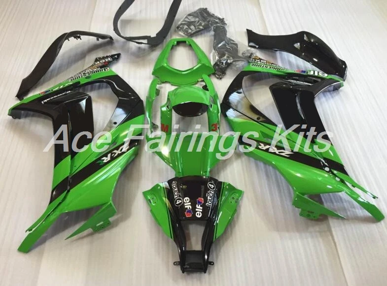 Литьевая форма) ABS полный обтекатель комплект подходит для Kawasaki Ninja ZX-10R ZX10R 2011- 11 12 13 14 15 Обтекатели Лидер продаж