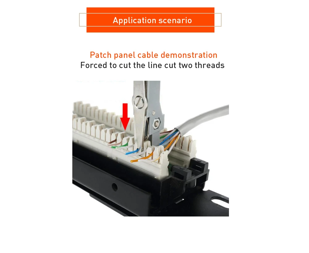 TISHRIC Original Network Tool Cable Crimper Krone Standard Type RJ45 Crimper RJ11 Punch Down LSA-Plus Wire Cable Network Tool