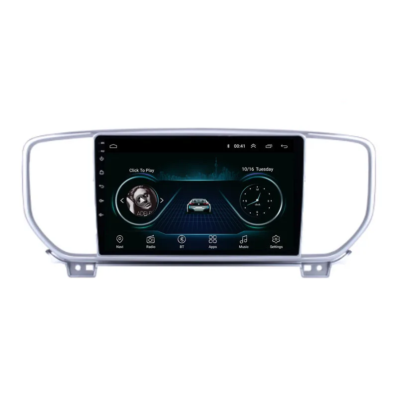 Четырехъядерный Android 8,1 для KIA Sportage мультимедийный стерео автомобильный dvd-плеер навигация gps радио