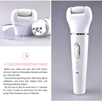 

Electric Foot Dead Skin Remover Calluse Removal Grinding Machine Rotary Roller Feet Smooth Pedicure Washable Heel File Cleaner