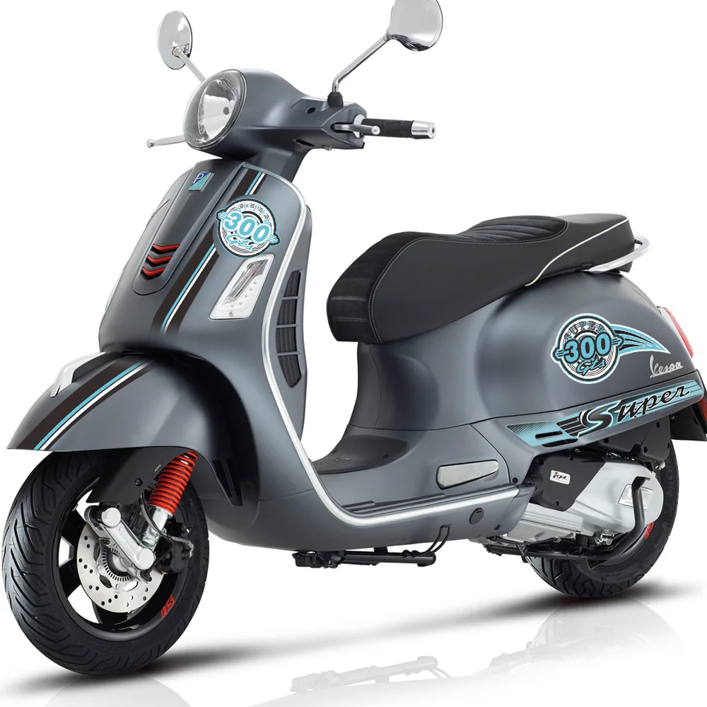 Наклейка на Корпус мотоцикла s подходит для piaggio Vespa GTS SUPER 300 GTS300 Спортивная эмблема Светоотражающая наклейка
