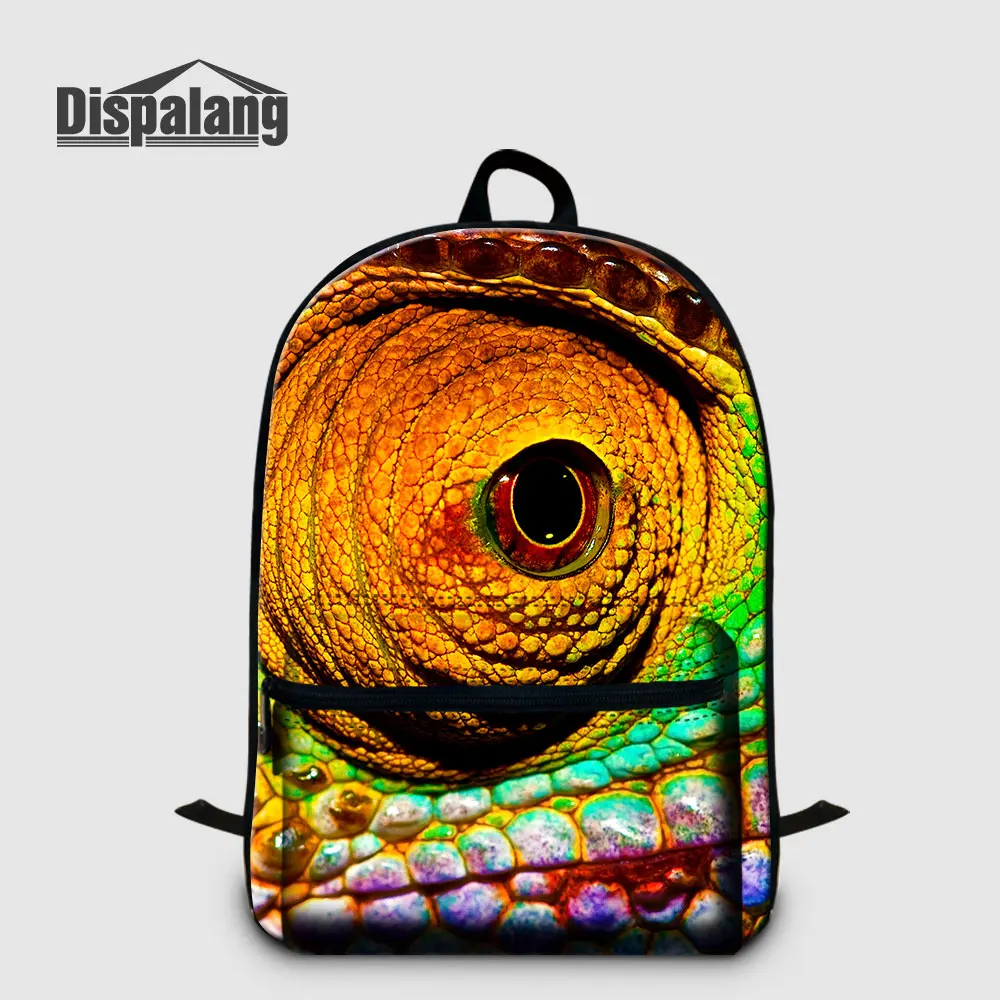 Backpack26 Студенческий рюкзак на плечо, рюкзак для ноутбука с изображением ящерицы, мужской рюкзак для путешествий, детский Холщовый Рюкзак Mochila, сумки для книг, Прямая поставка - Цвет: Backpack26