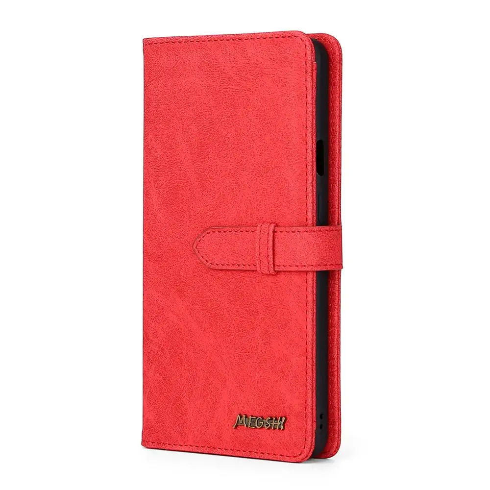 note10Plus чехол подходит для apple 11 раскладушка iPhone11promax карта защиты - Цвет: Red