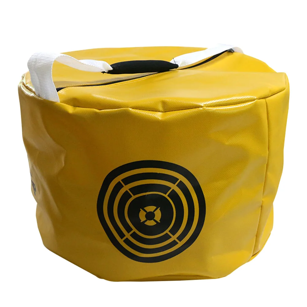 Цвет: желтый Practice Strike Outdoor Sports Gesture Fitness Aid Golf Swing Package Smash Impact Handheld Training Bag Correct Exerciser Tool - Цвет: Цвет: желтый