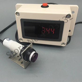 

Infrared Sensor Counter Conveyor Belt Line Counting LED Six-digit Electronic Counter