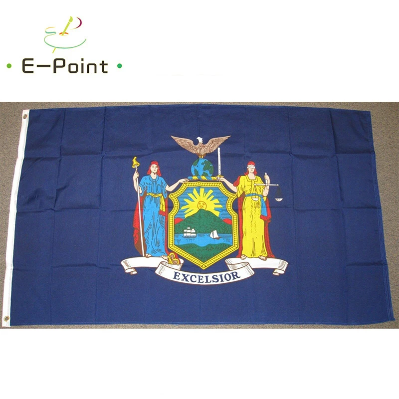 Флаг США Нью-Йорк 2ft* 3ft(60*90 см) 3ft* 5ft(90*150 см) размер рождественские украшения для домашнего флага баннер